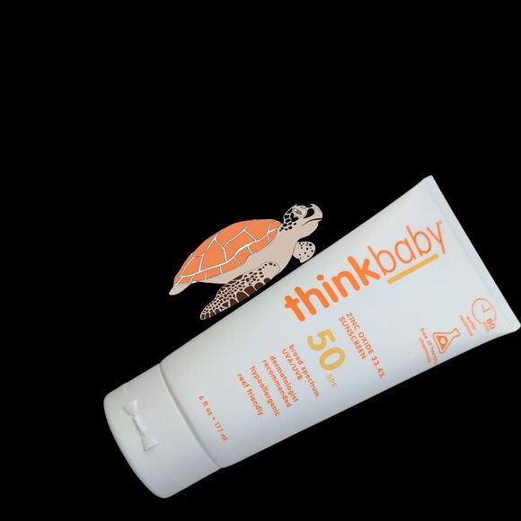Thinkbaby SPF 50+ Sunscreen 6oz - Mineral – Reef Friendly – Sealed, No Box - Picture 1 of 1